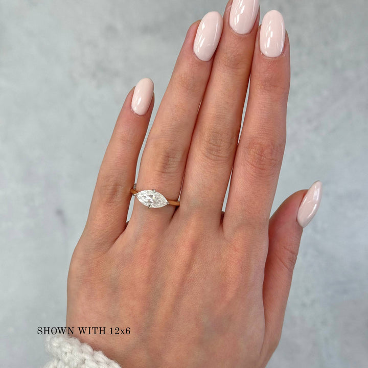 AGIDesignShop Kayla Marquise Moissanite  Engagement Ring