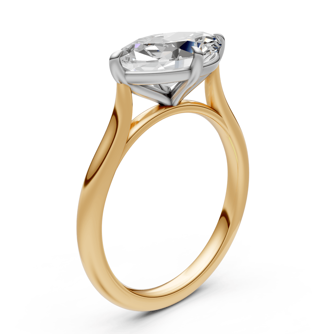 AGIDesignShop Kayla Marquise Moissanite  Engagement Ring
