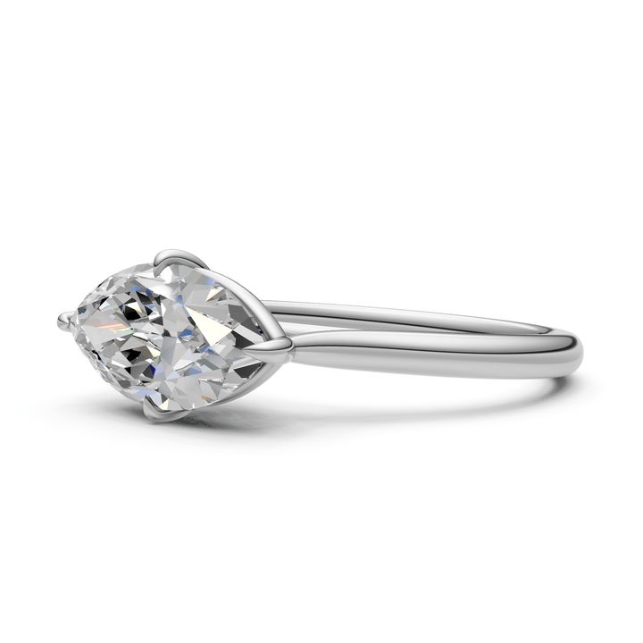 AGIDesignShop Kayla Marquise Moissanite  Engagement Ring