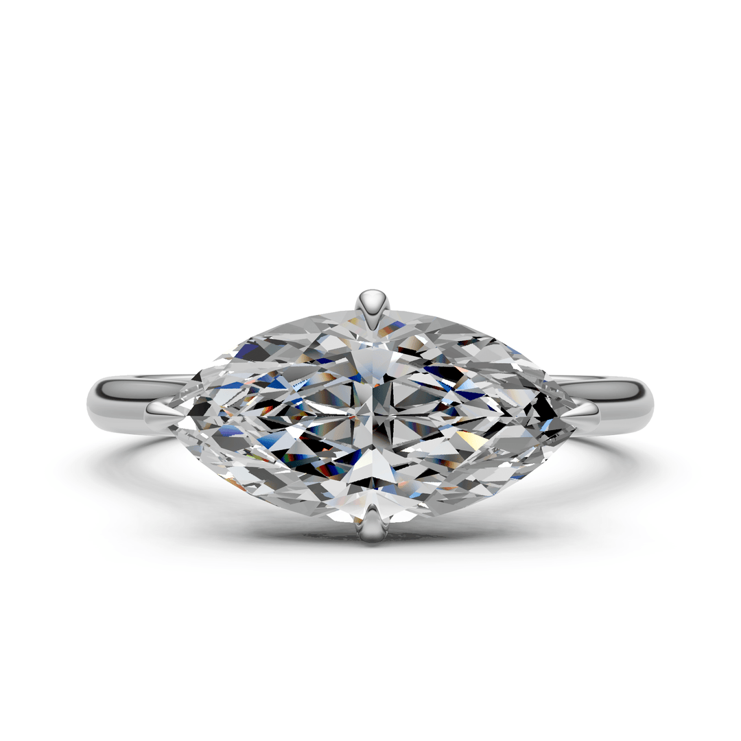 AGIDesignShop Kayla Marquise Moissanite  Engagement Ring