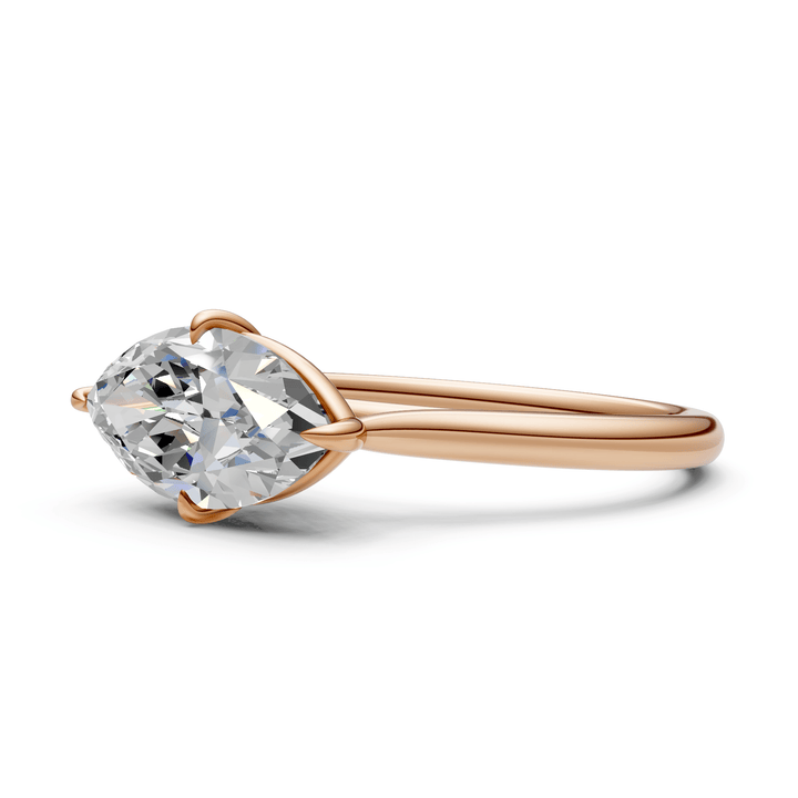 AGIDesignShop Kayla Marquise Moissanite  Engagement Ring