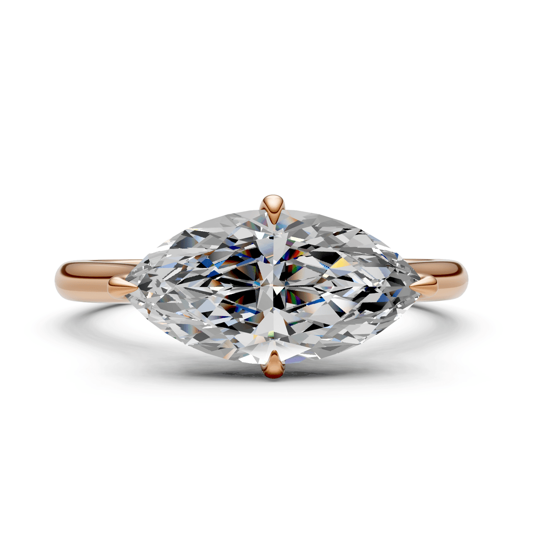 AGIDesignShop Kayla Marquise Moissanite  Engagement Ring