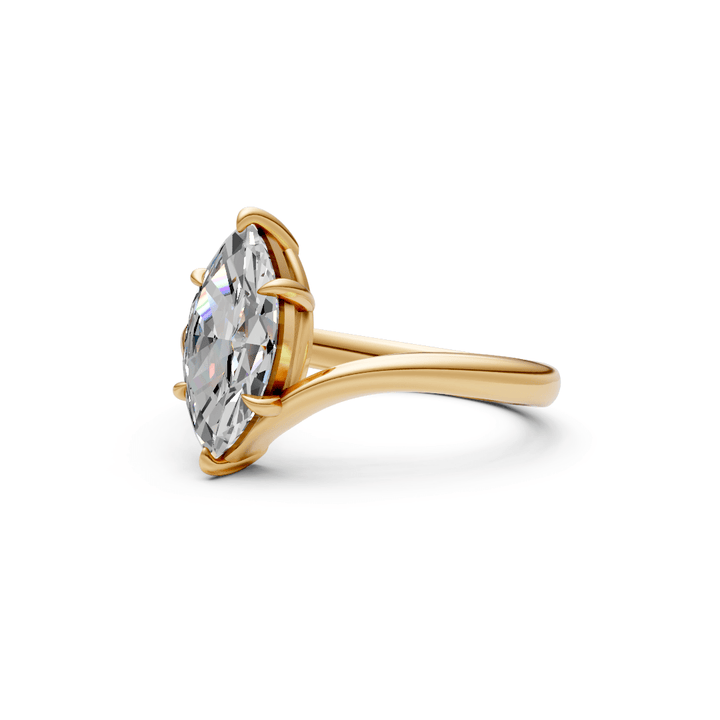 AGI Design Liv Marquise Lab Created Diamond Engagement Ring