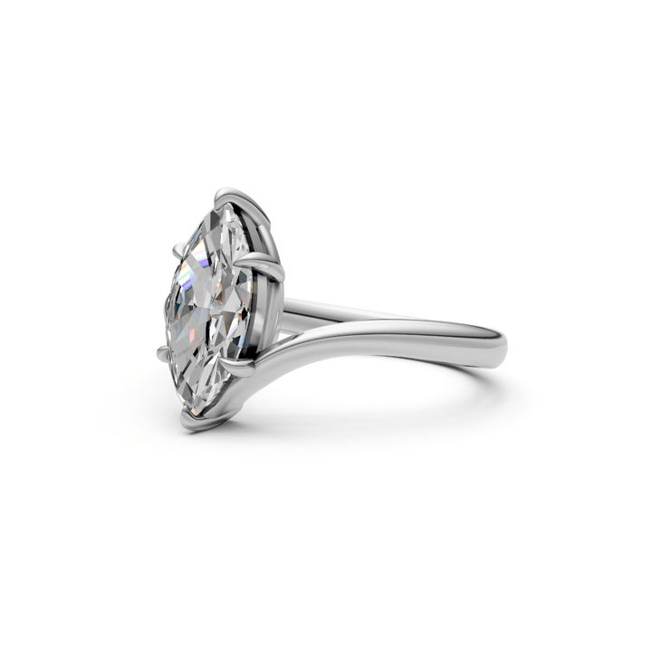 AGI Design Liv Marquise Lab Created Diamond Engagement Ring