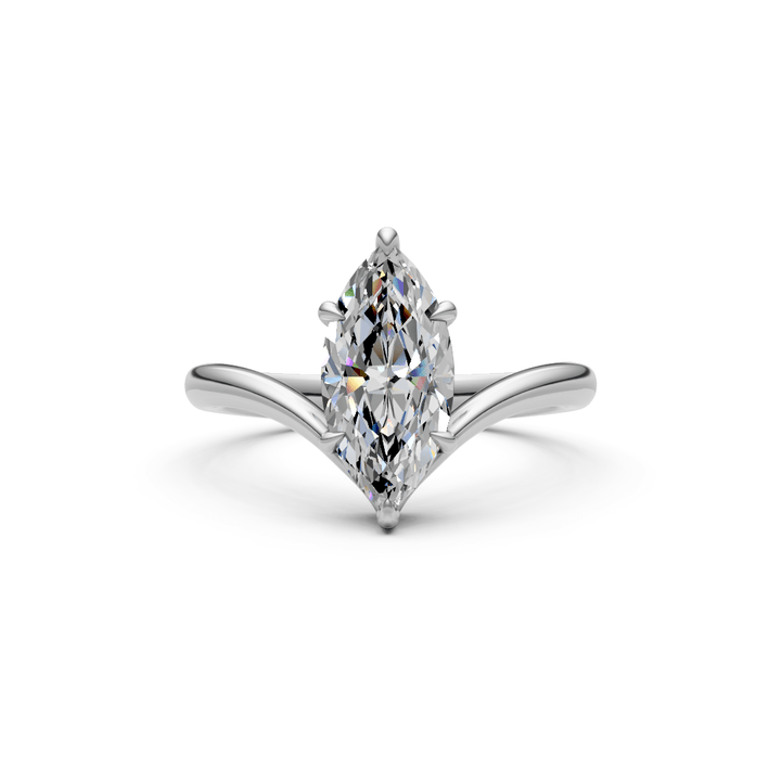 AGI Design Liv Marquise Lab Created Diamond Engagement Ring