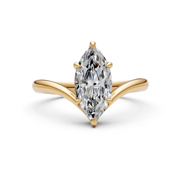 AGI Design Liv Marquise Lab Created Diamond Engagement Ring