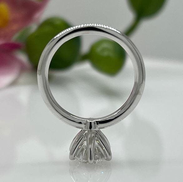 AGI Design Luise Round Lab Created Diamond Engagement Ring