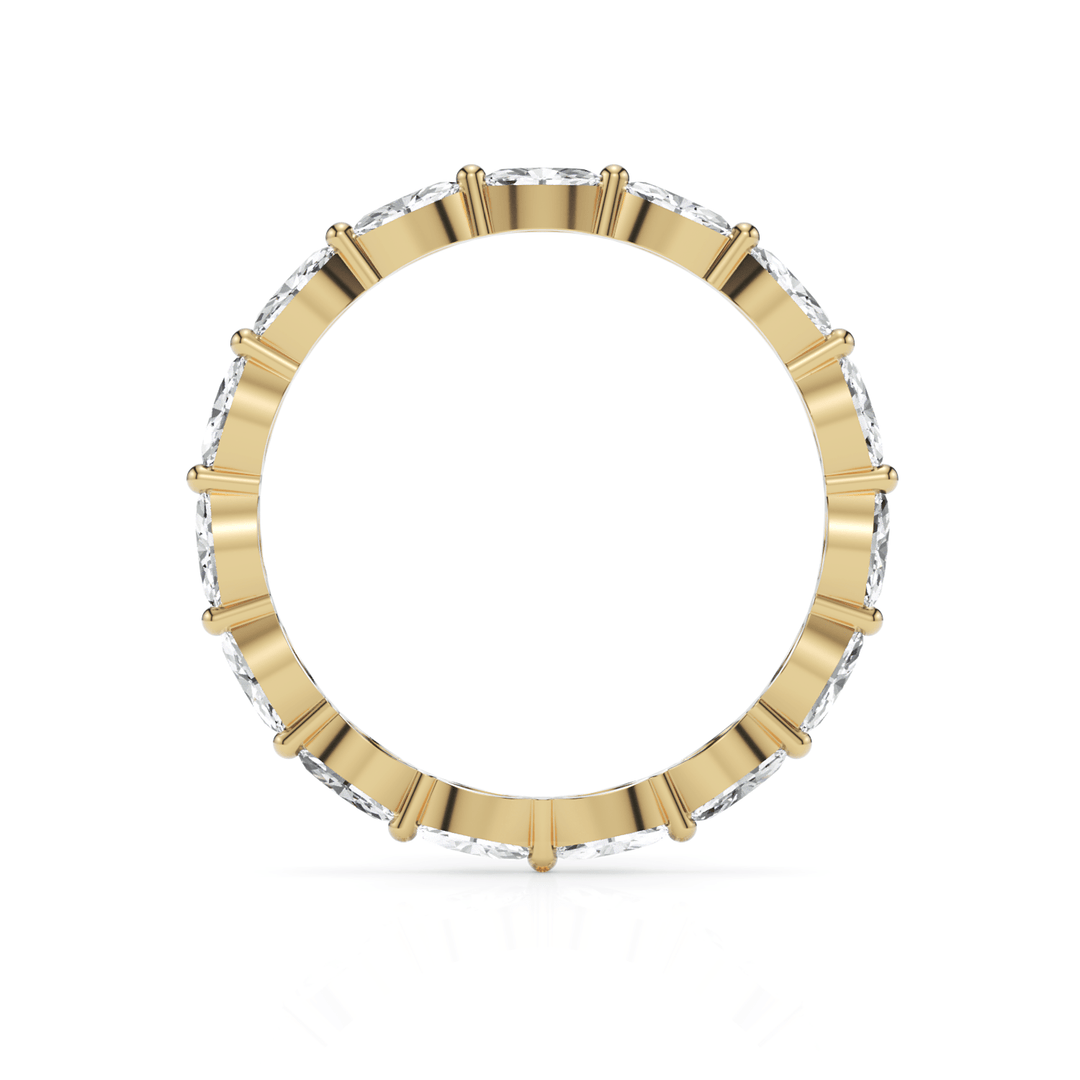 AGI Design Martina Marquise Cut Lab-grown  Diamonds Wedding Band