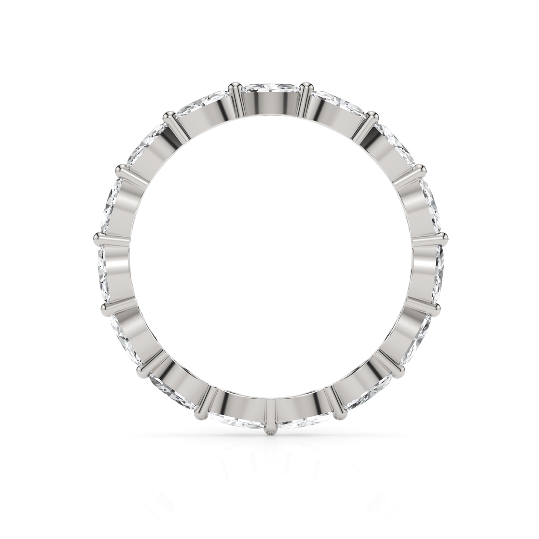 AGI Design Martina Marquise Cut Lab-grown  Diamonds Wedding Band