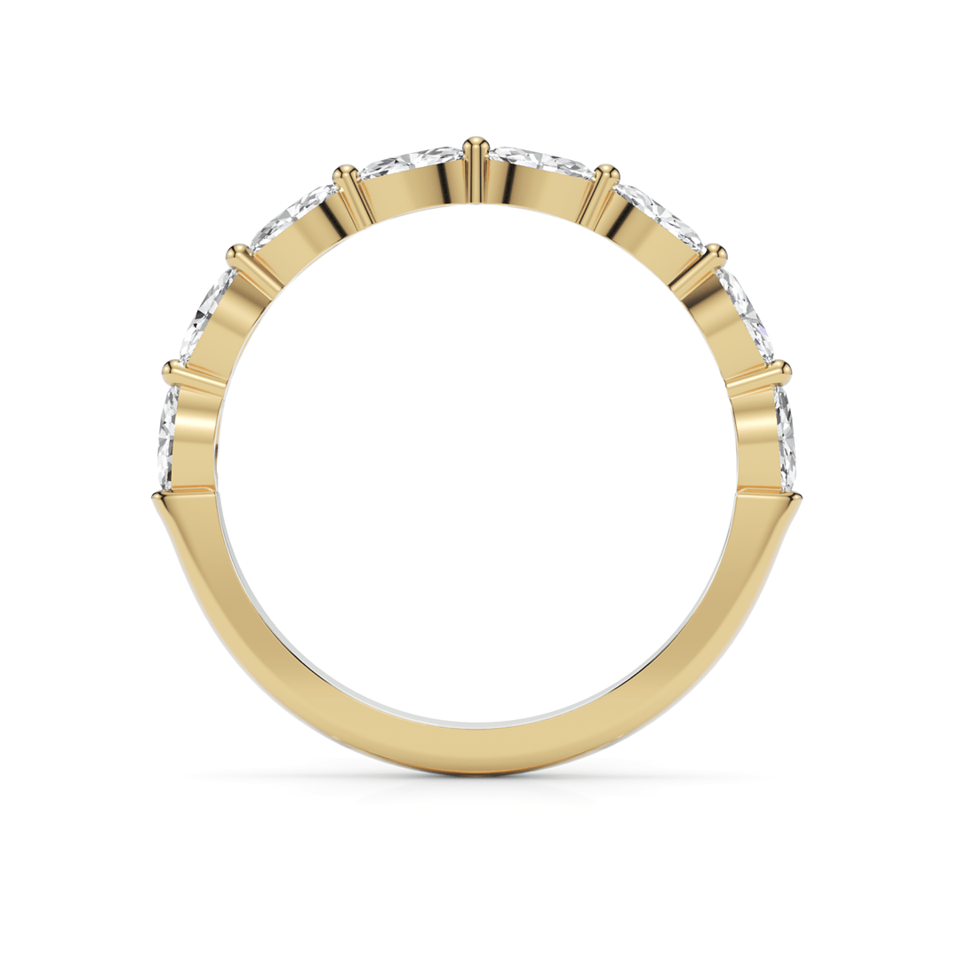 AGI Design Martina Marquise Cut Lab-grown  Diamonds Wedding Band