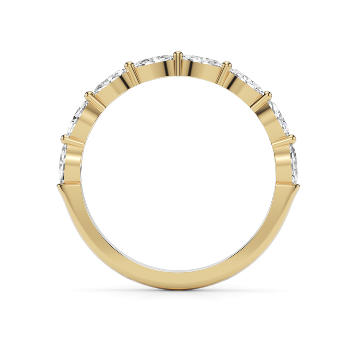 AGI Design Martina Marquise Cut Lab-grown  Diamonds Wedding Band