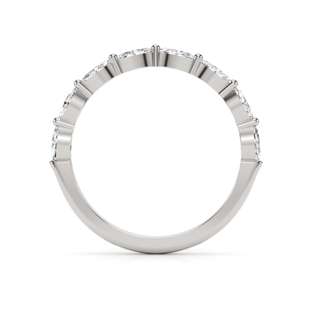 AGI Design Martina Marquise Cut Lab-grown  Diamonds Wedding Band