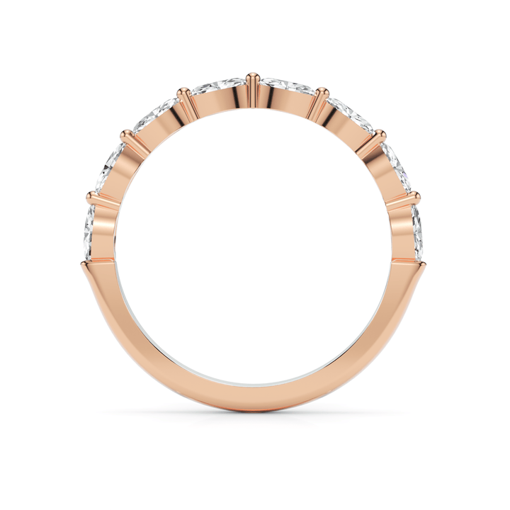 AGI Design Martina Marquise Cut Lab-grown  Diamonds Wedding Band