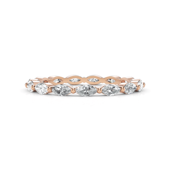 AGI Design Martina Marquise Cut Lab-grown  Diamonds Wedding Band
