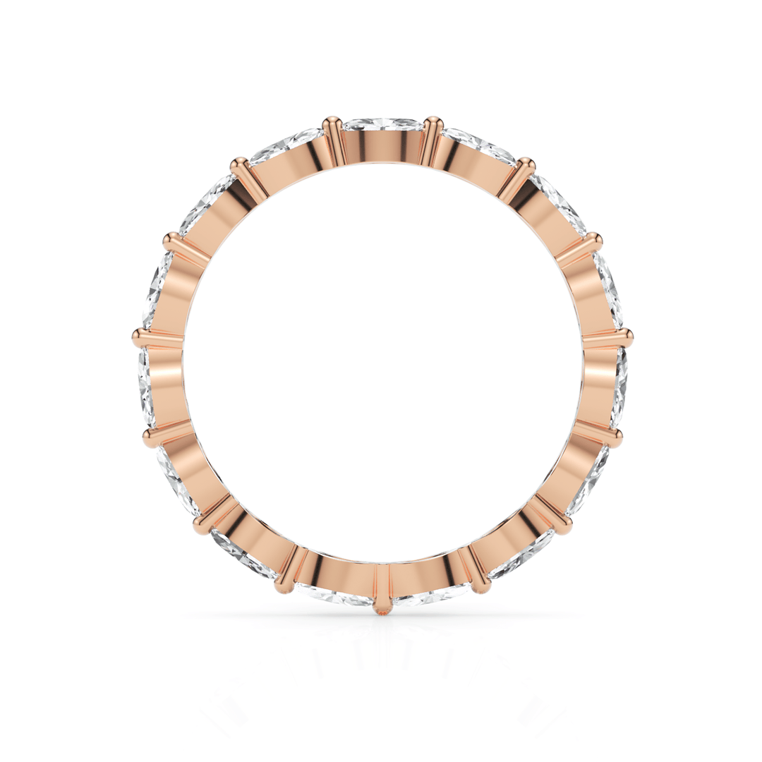 AGI Design Martina Marquise Cut Lab-grown  Diamonds Wedding Band