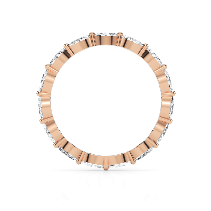 AGI Design Martina Marquise Cut Lab-grown  Diamonds Wedding Band