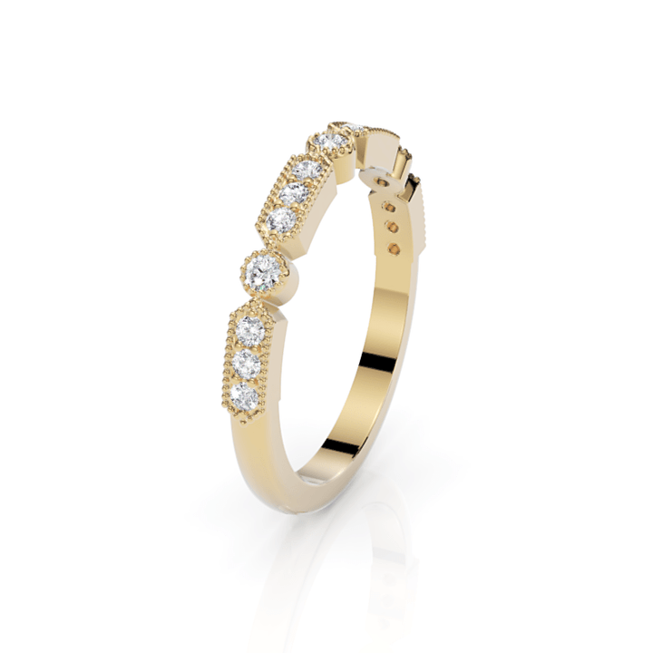 AGIDesignShop Maya Diamond Wedding Band