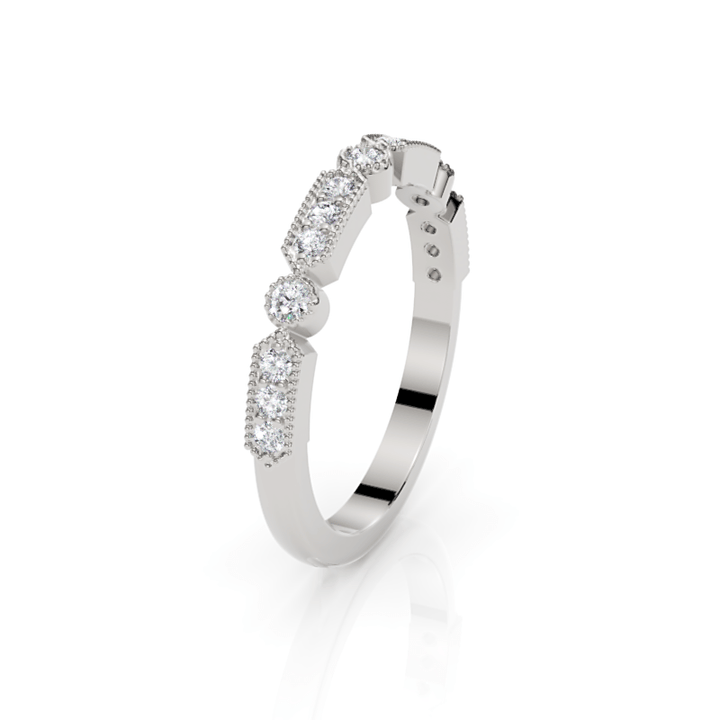 AGIDesignShop Maya Diamond Wedding Band