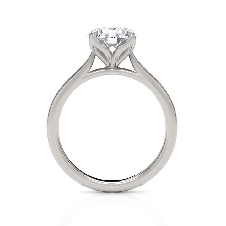 AGI Design Megan Round Lab Created Diamond Engagement Ring