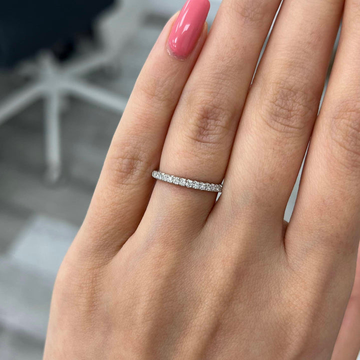 AGIDesignShop Naomi Lab-Created Diamond Wedding Band