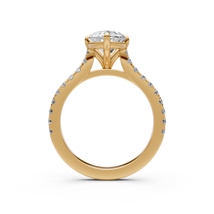 AGI Design Nelly Marquise Lab Created Diamond Engagement Ring