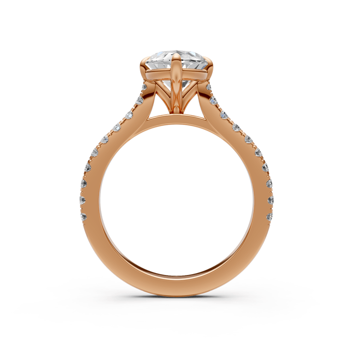 AGI Design Nelly Marquise Lab Created Diamond Engagement Ring