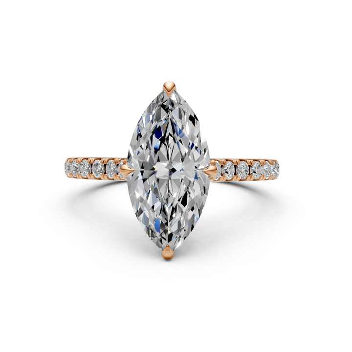 AGI Design Nelly Marquise Lab Created Diamond Engagement Ring