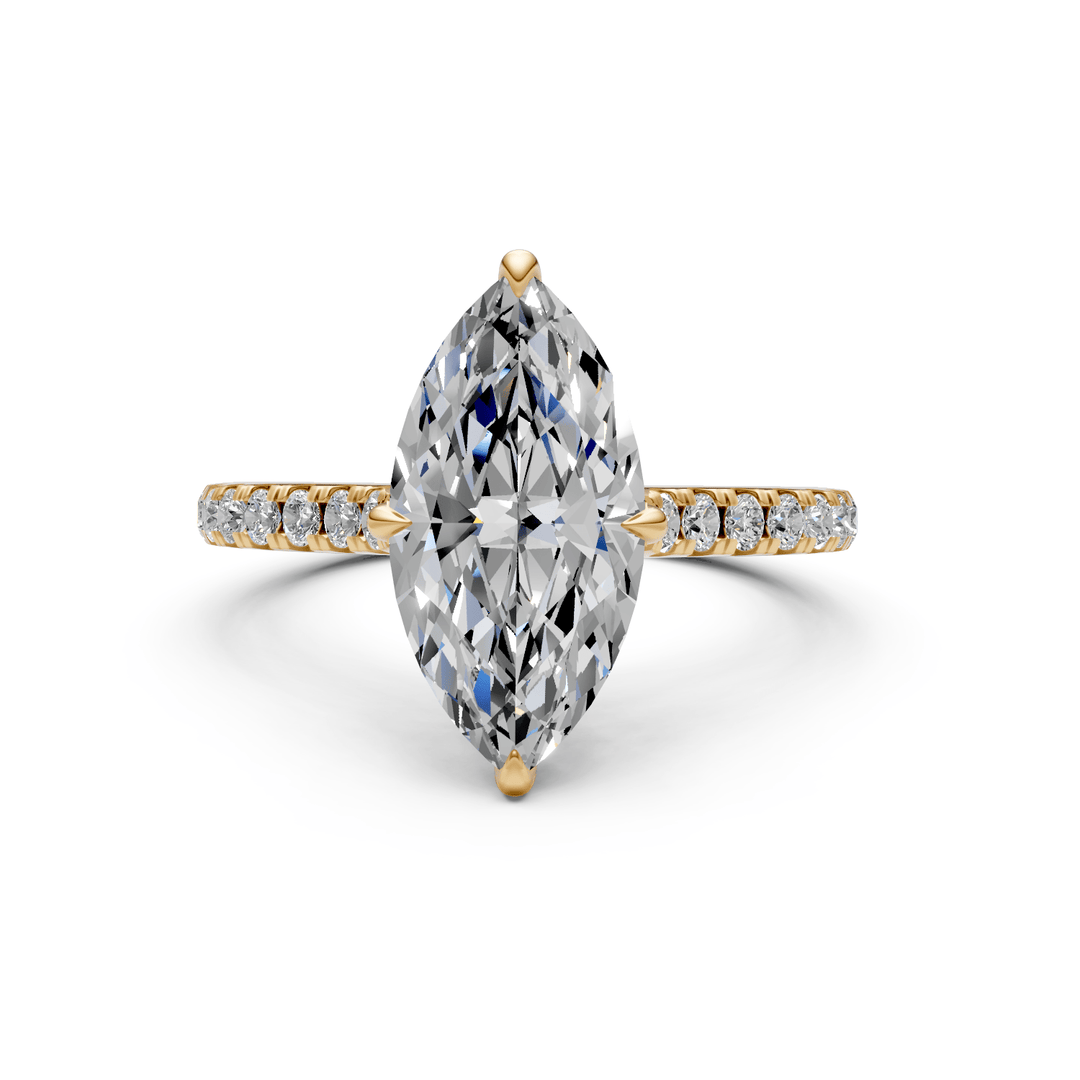 AGIDesignShop Nelly Marquise Moissanite Engagement Ring