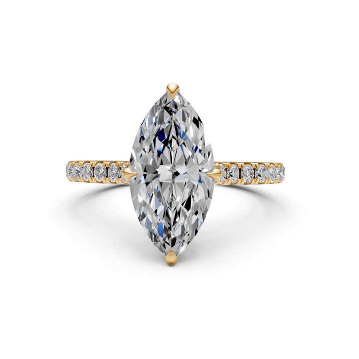 AGIDesignShop Nelly Marquise Moissanite Engagement Ring
