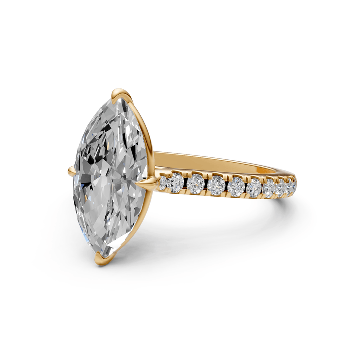 AGIDesignShop Nelly Marquise Moissanite Engagement Ring
