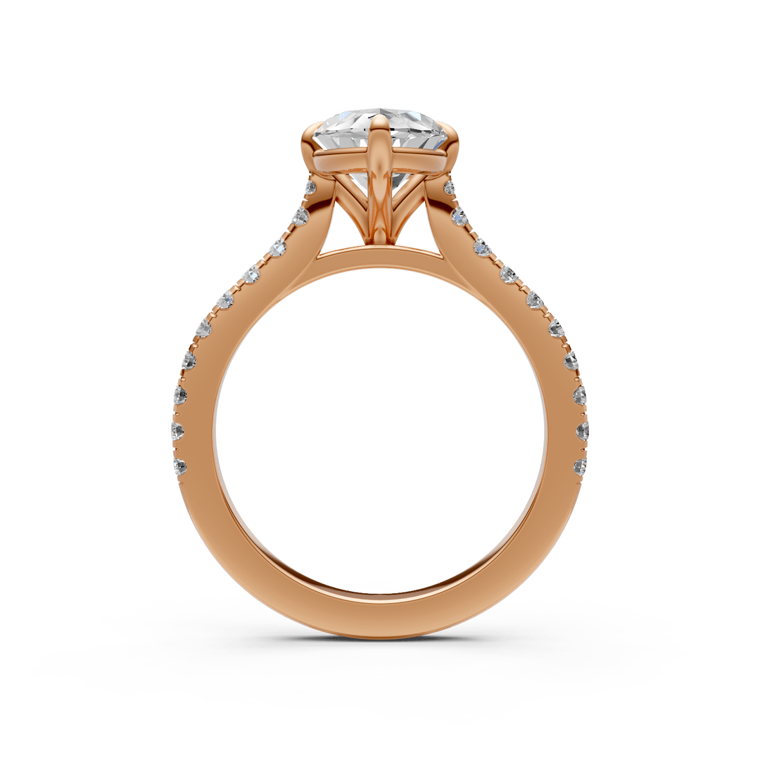 AGIDesignShop Nelly Marquise Moissanite Engagement Ring