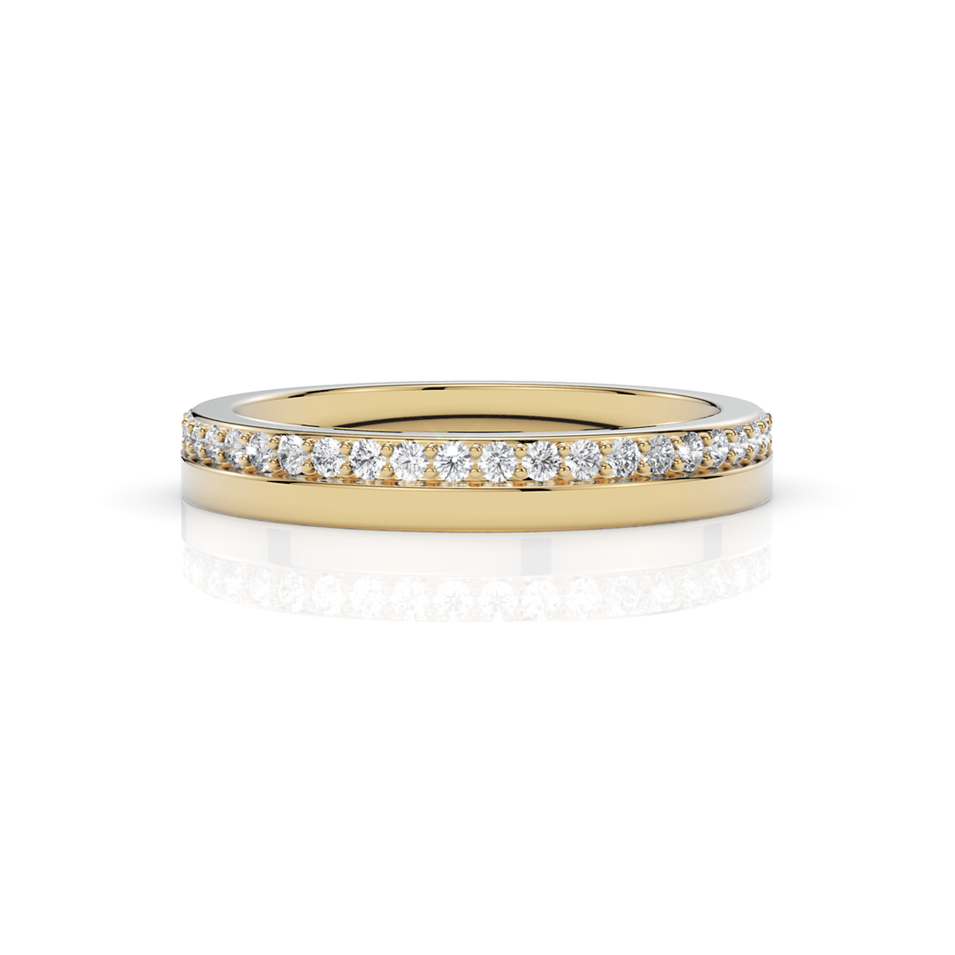 AGIDesignShop Paula Lab Created Diamond Wedding Band