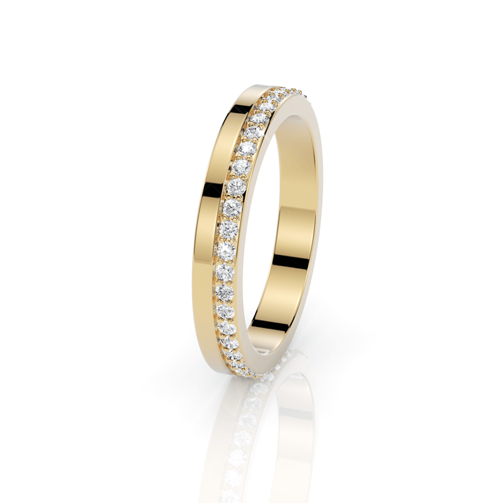 AGIDesignShop Paula Lab Created Diamond Wedding Band