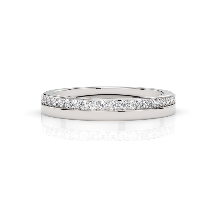 AGIDesignShop Paula Lab Created Diamond Wedding Band