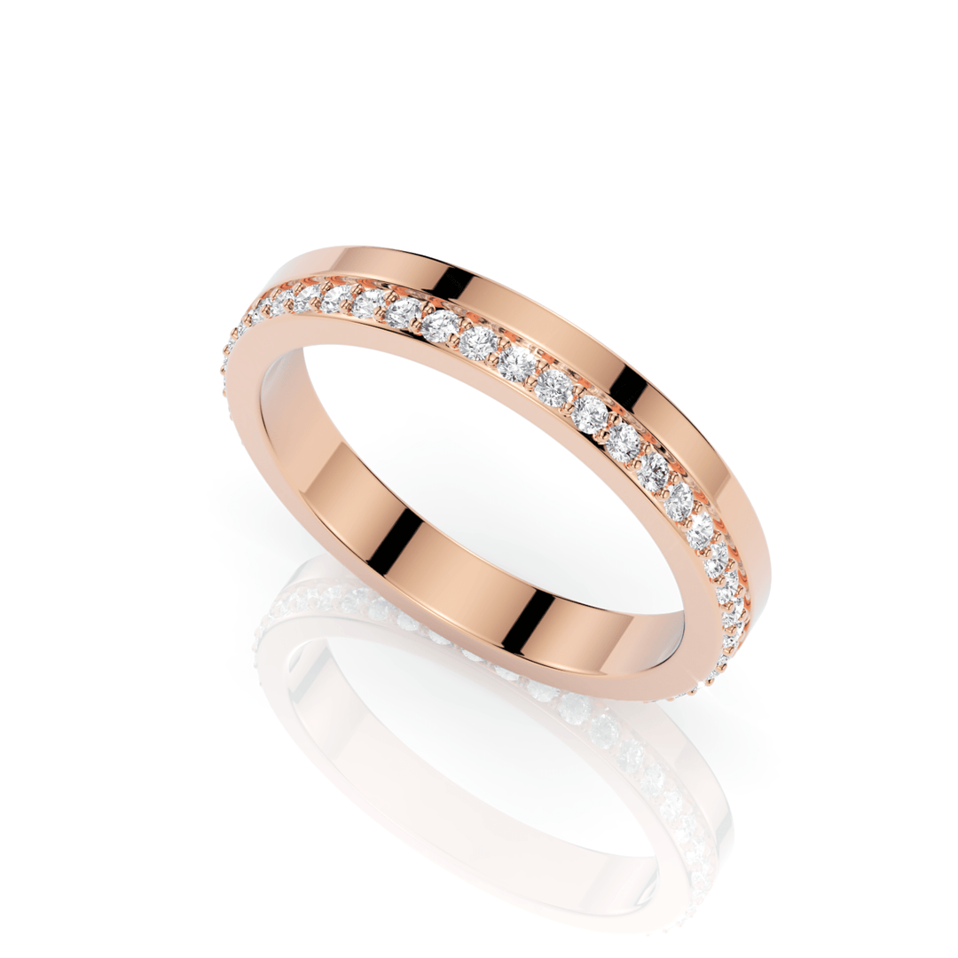 AGIDesignShop Paula Lab Created Diamond Wedding Band