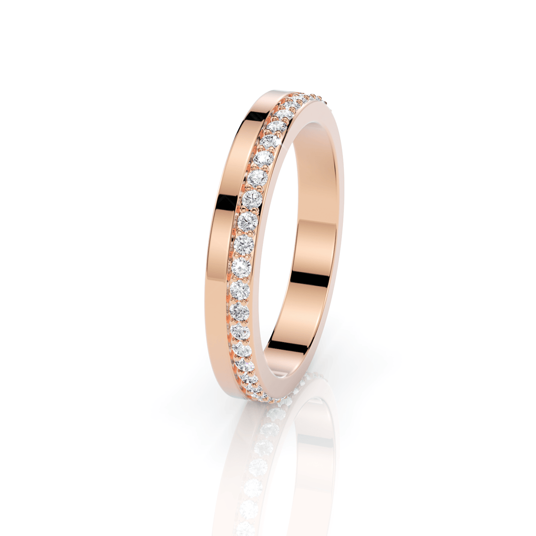 AGIDesignShop Paula Lab Created Diamond Wedding Band