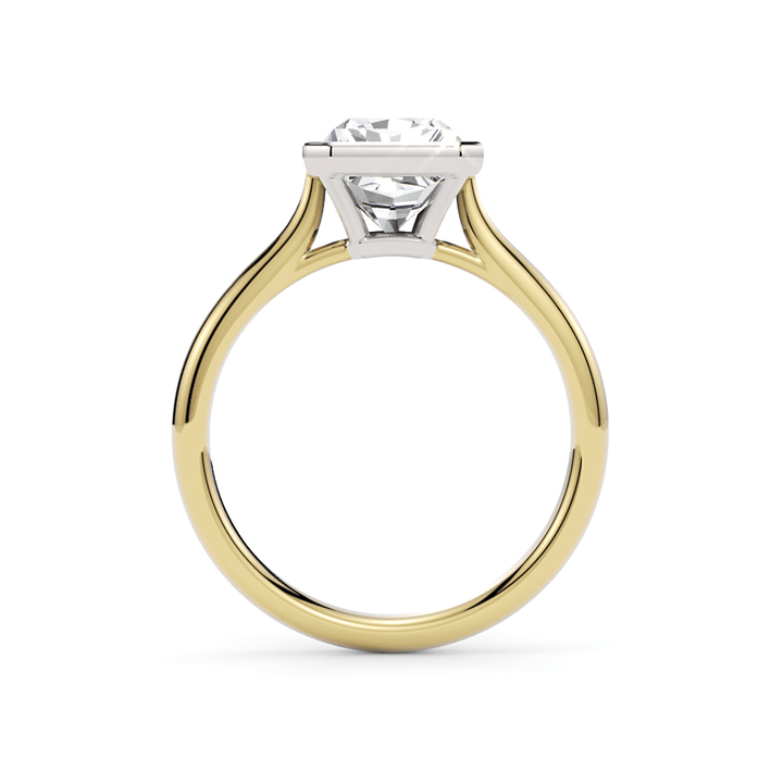 AGI Design Rachel Radiant Lab Created Diamond Bezel Engagement Ring