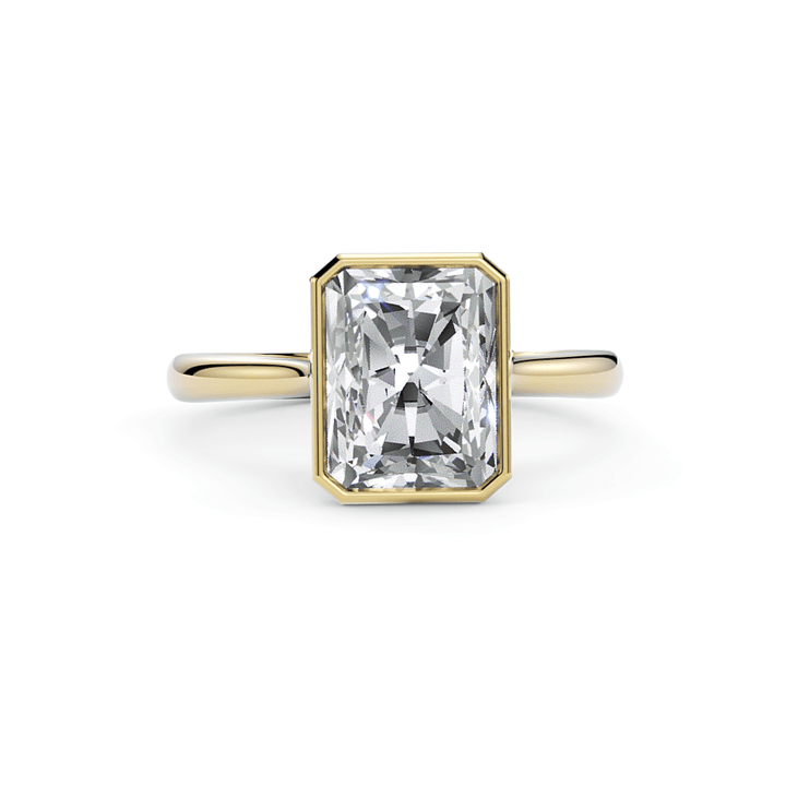 AGI Design Rachel Radiant Lab Created Diamond Bezel Engagement Ring