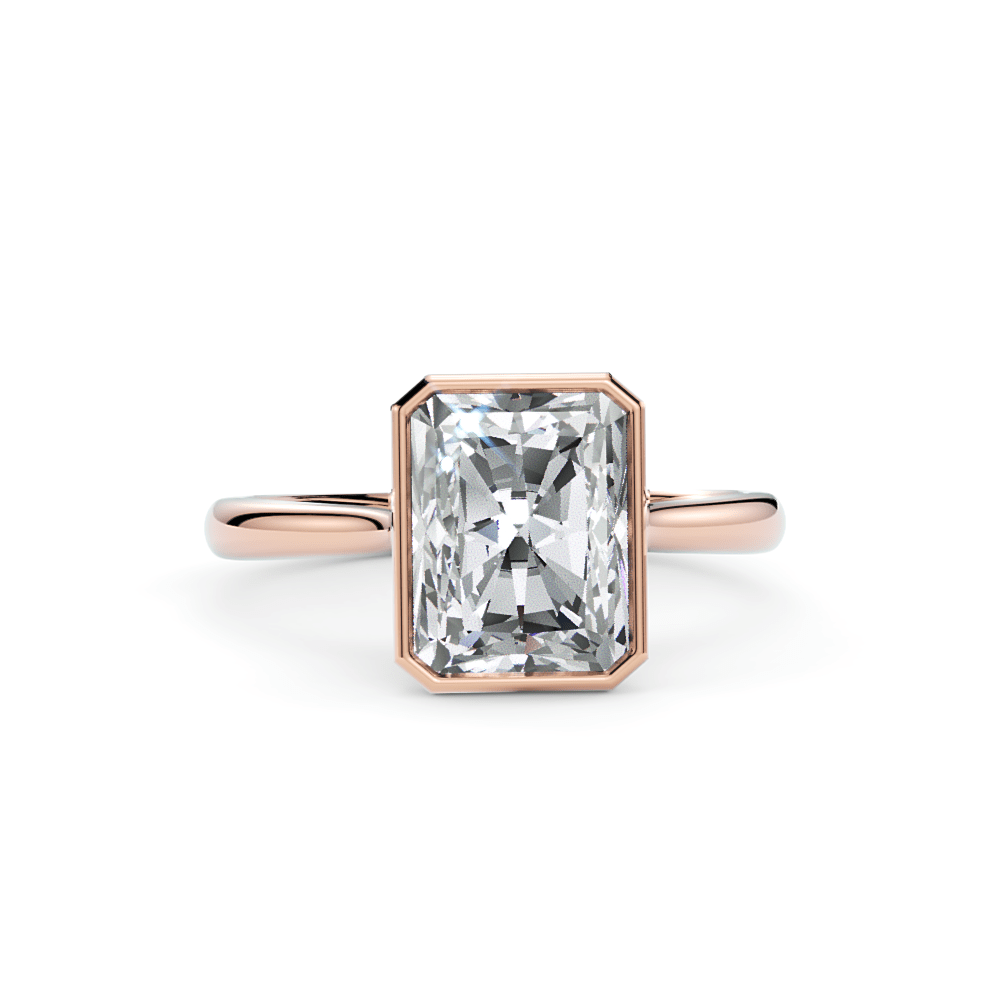 AGI Design Rachel Radiant Lab Created Diamond Bezel Engagement Ring
