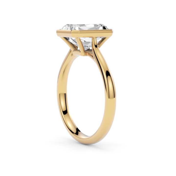 AGI Design Rachel Radiant Lab Created Diamond Bezel Engagement Ring