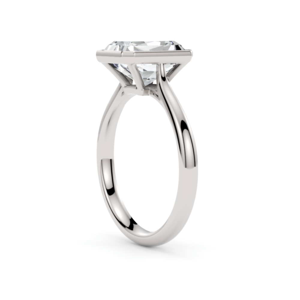 AGI Design Rachel Radiant Lab Created Diamond Bezel Engagement Ring
