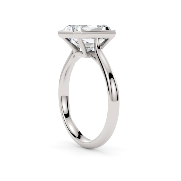 AGI Design Rachel Radiant Lab Created Diamond Bezel Engagement Ring
