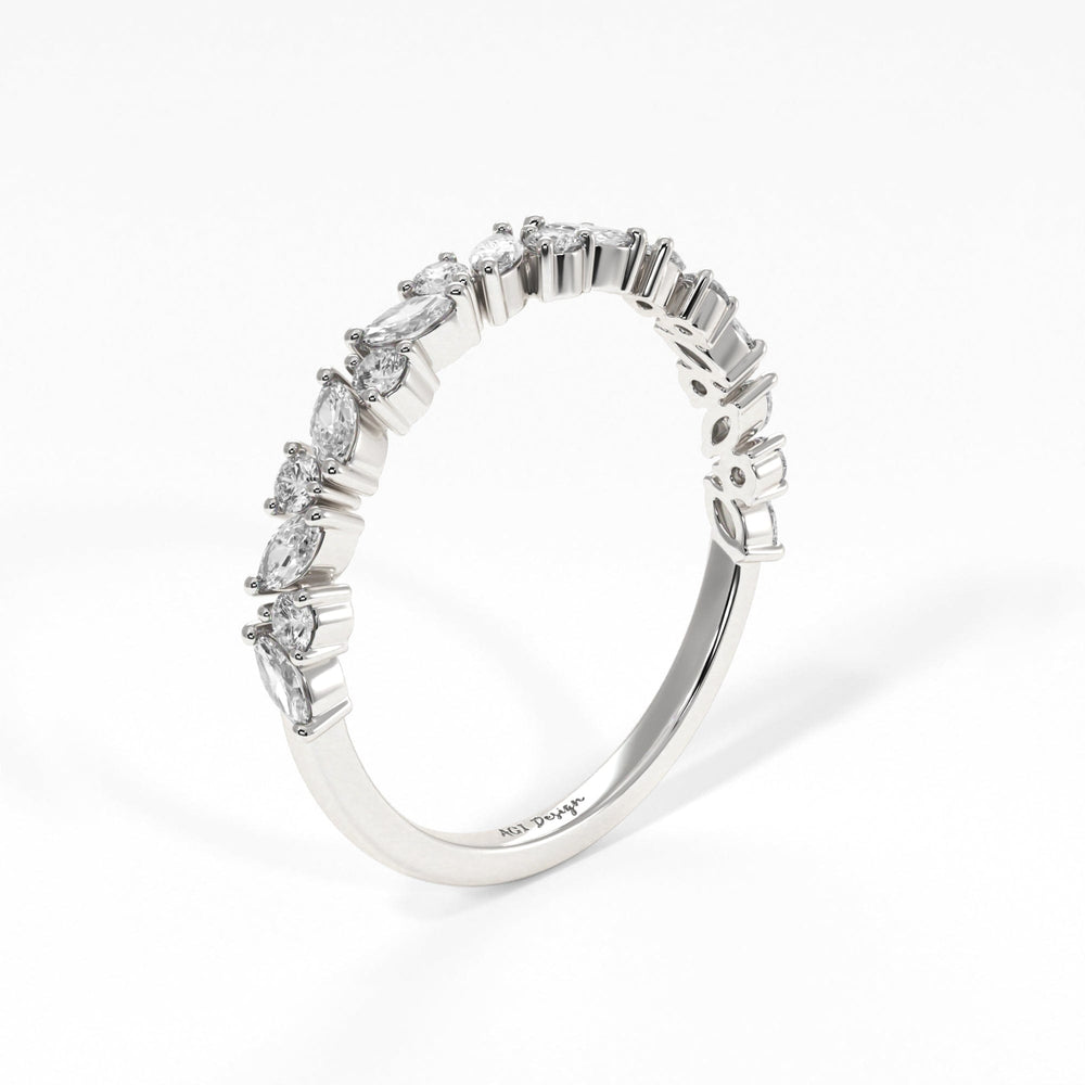 AGI Design Ready to Ship  Agnes Lab-Created Diamonds Wedding Band