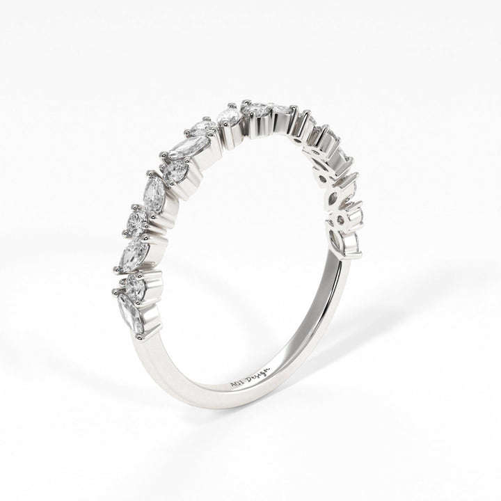AGI Design Ready to Ship  Agnes Lab-Created Diamonds Wedding Band