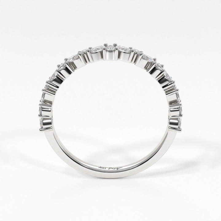 AGI Design Ready to Ship  Agnes Lab-Created Diamonds Wedding Band