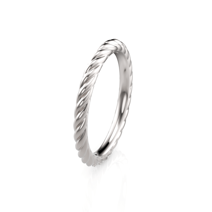 AGIDesignShop Rope Wedding Ring