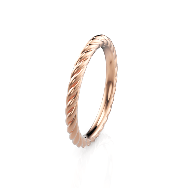 AGIDesignShop Rope Wedding Ring