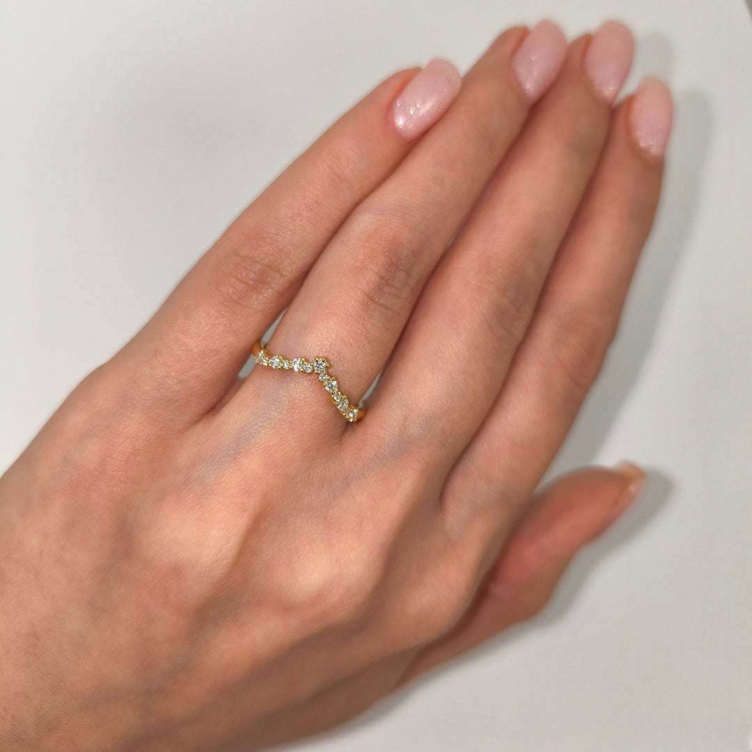 AGIDesignShop Shira Lab-Created Diamonds Wedding Band