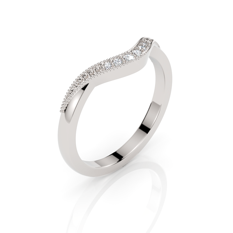 AGIDesignShop Stephany Diamond Wedding Band