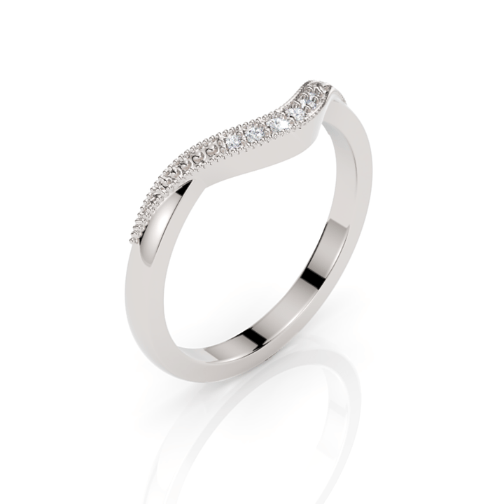 AGIDesignShop Stephany Diamond Wedding Band